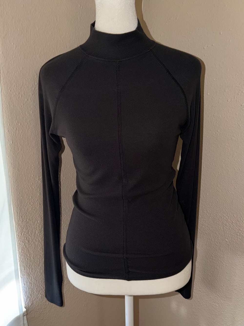 Joah Brown Stitch Mock Neck Long Sleeve Top - Picture 3 of 9